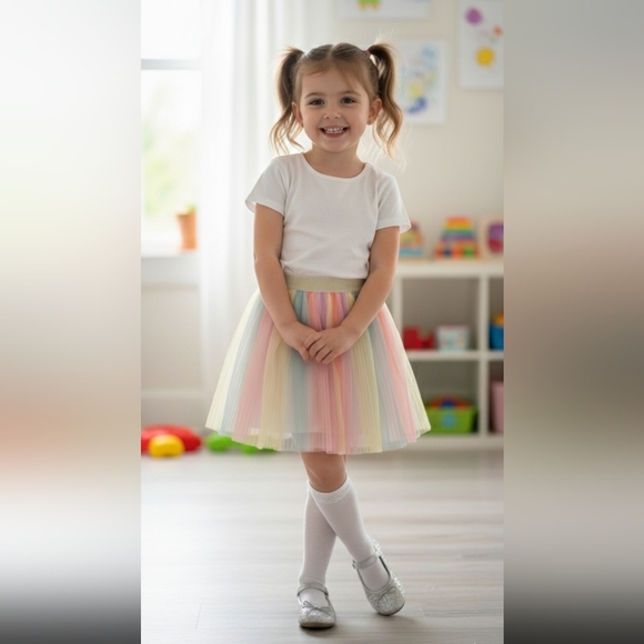 sunny fashion boutique Other - Rainbow Tulle Kids Skirt
